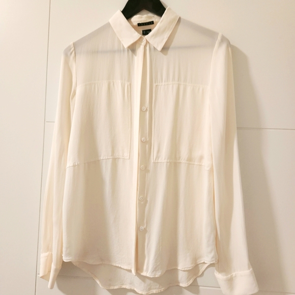 Theory Silk Blouse - Picture 1 of 2